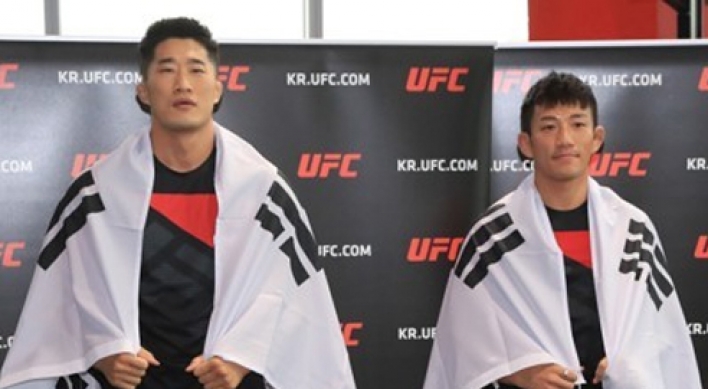 Two Korean fighters vow to win at UFC Singapore event