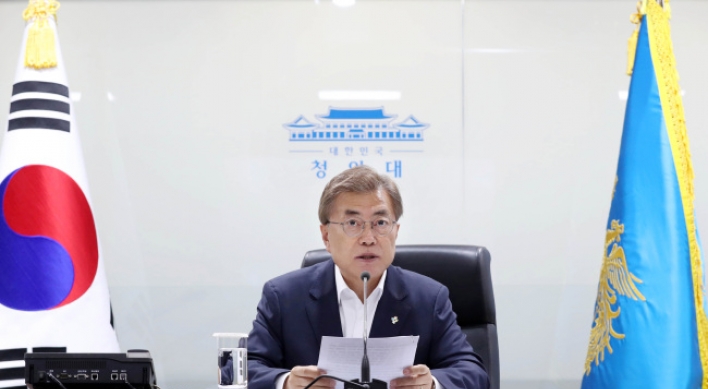 Moon blasts NK missile test, says no compromise on security