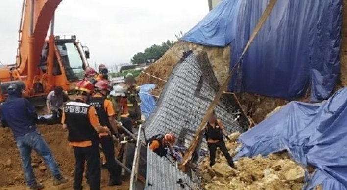 Two construction workers injured in collapse