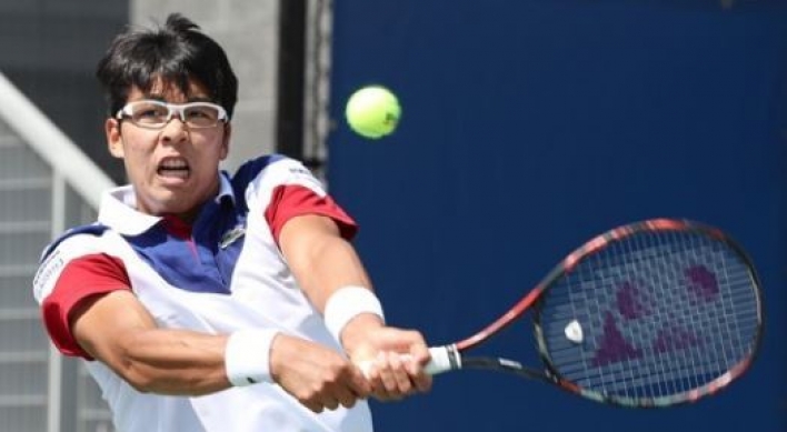 Korean tennis player Chung Hyeon advances to 2nd round at US Open