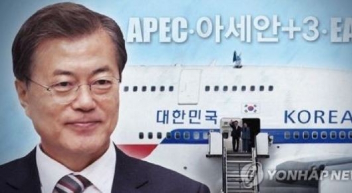 Korean president to embark on three-nation Southeast Asia trip