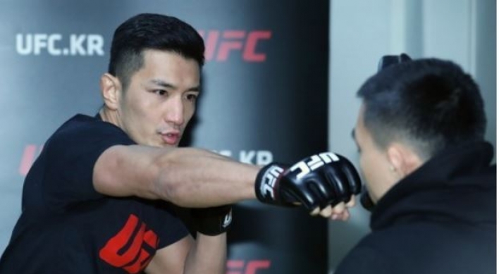 Korean UFC fighter vows to win comeback bout after 40-month absence