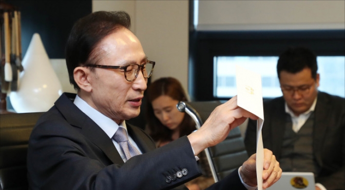 [PyeongChang 2018] Ex-President Lee decides to attend Olympic opening ceremony