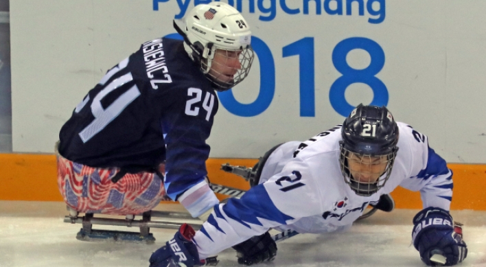 [PyeongChang 2018] Korean ice sledge hockey team falls 8-0 to US at PyeongChang Paralympics