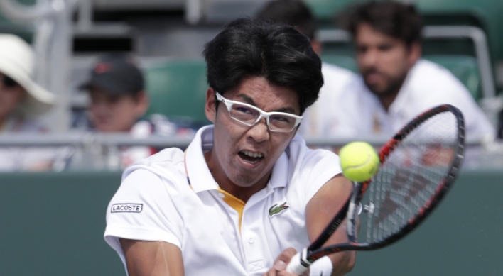 Korean Chung Hyeon knocked out of ATP Tour quarters in Miami
