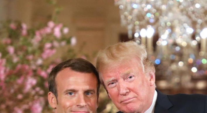 Trump, Macron call for 'new' nuclear deal with Iran