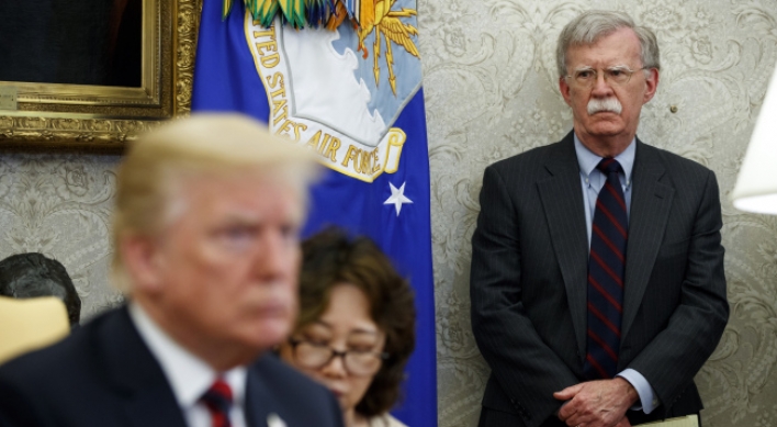 [US-NK Summit] Bolton to be in Singapore for US-N. Korea summit