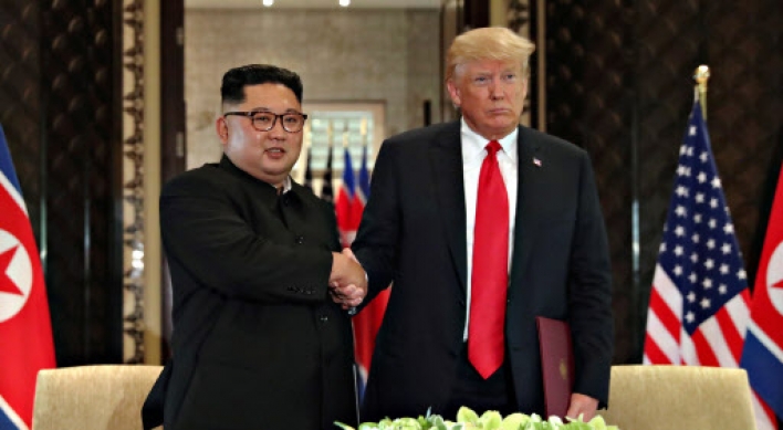 [US-NK Summit] Trump, Kim formed 'special bond' in historic meeting