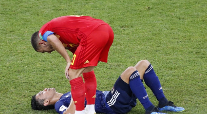Belgium beats Japan 3-2 to reach World Cup quarterfinals