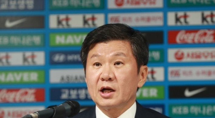 Korean football chief apologizes for nat'l team's performance at 2018 World Cup