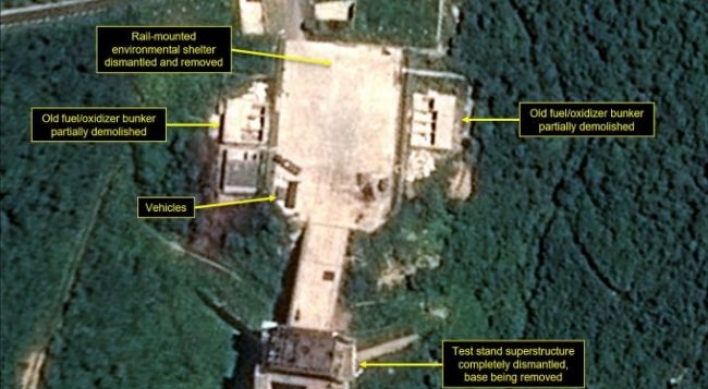 N. Korea begins dismantling rocket test site: analysts
