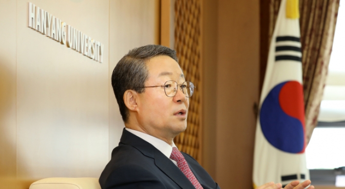 [Herald Interview] ‘Hanyang University aims to foster students who contribute to society’