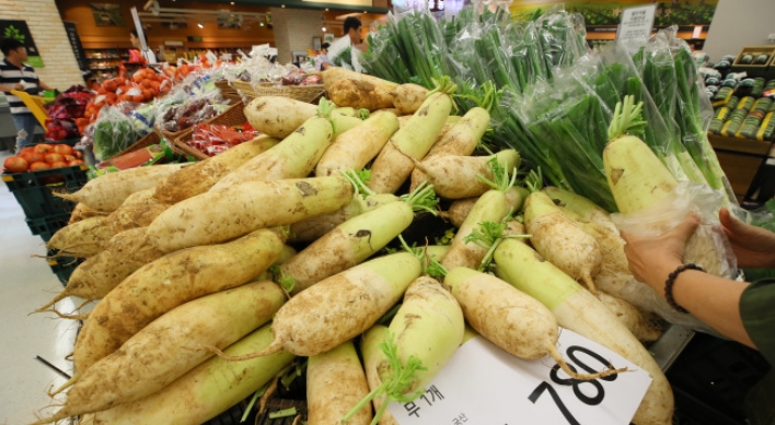 Vegetable prices jump 5.4% in single week from heat wave