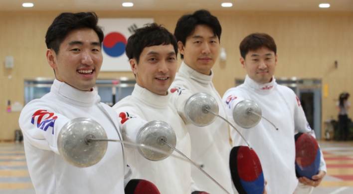Korea takes bronze in men's team epee fencing