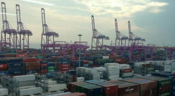 Korea's exports down 8.2% in Sept.