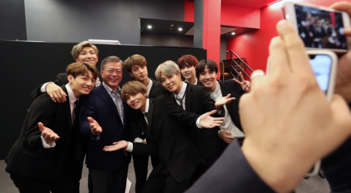 Korean president and BTS bring rare cultural event to France