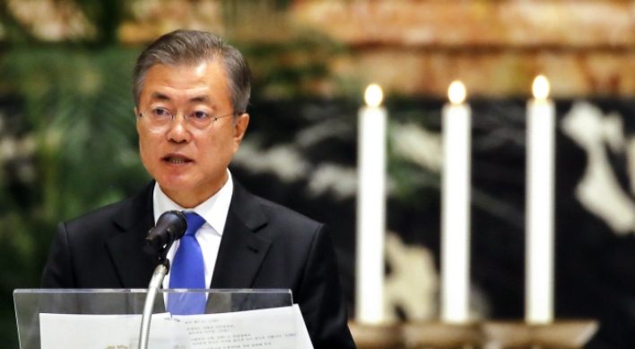 Korean president set for meeting with Pope Francis