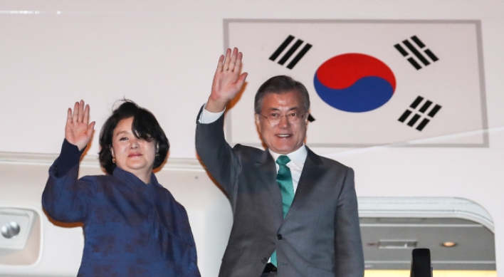 Moon heads home with European concessions for N. Korea