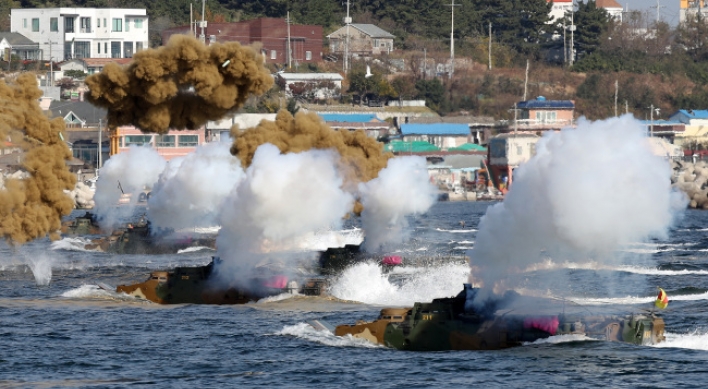Korea, US resume marine drills