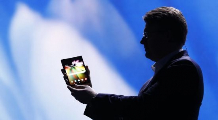 [CES 2019] Samsung Electronics exclusively showcases foldable phone to customers at CES 2019