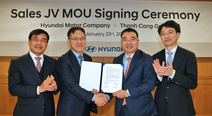 Hyundai Motor to set up joint sales venture in Vietnam