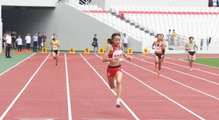양예빈, 한국 여자 400ｍ 중학생 기록 29년 만에 경신…55초29 (종합)