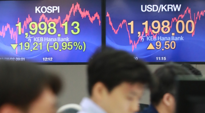 Seoul stocks dip to 7-month low, Korean won sinks amid escalating trade tensions