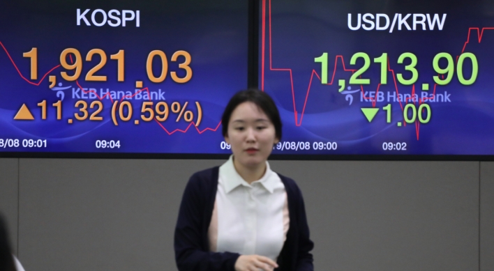 Seoul stocks extend gains, won advances late Thursday morning