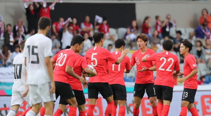 S. Korea held to draw by Georgia in tuneup for World Cup qualifying match