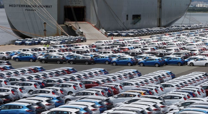 S. Korea's vehicle exports fall 4.8% in September