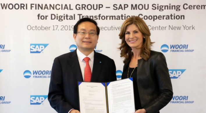 Woori Financial signs MOU with SAP for digitalization of financial services