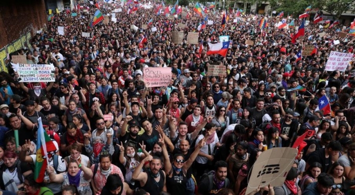 Over a million protesters demand Chile president's resignation