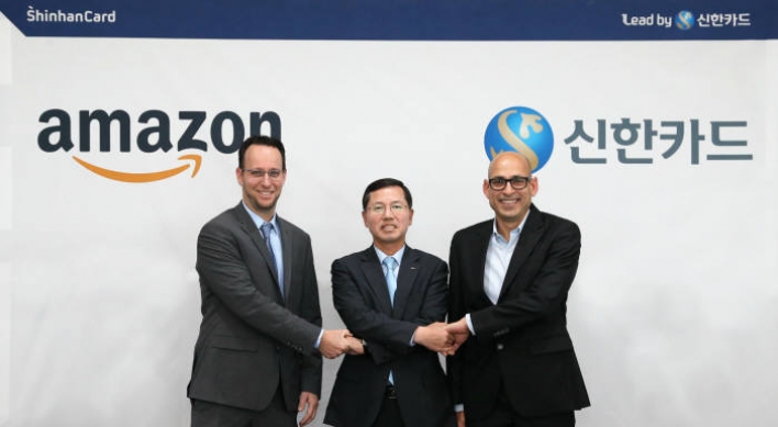 Shinhan Card announces 3-year partnership with Amazon