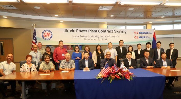 Kepco signs 25-year power supply deal in Guam