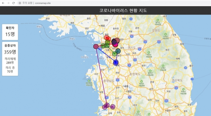 ‘Coronamap’ showing confirmed patients’ movements attracts more than 3m visits