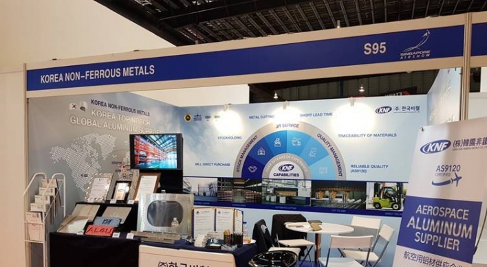 KNF sets up booth at Singapore Airshow 2020