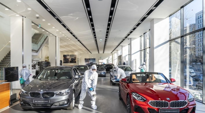 [Photo News] Disinfection at BMW showroom