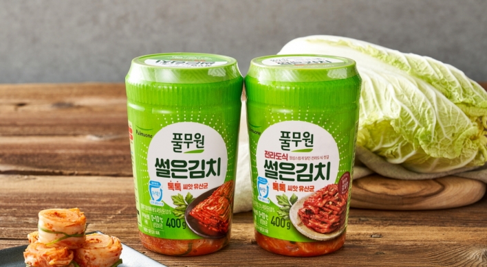 Pulmuone rolls out sliced kimchi packs for small households