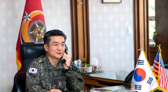 Army chiefs of S. Korea, US discuss countering COVID-19