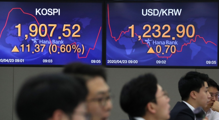 Seoul stocks open higher on rebounding oil prices