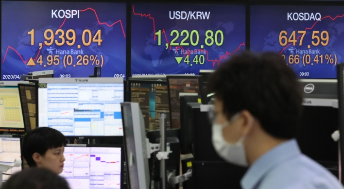 Seoul stocks open almost flat on overnight US losses