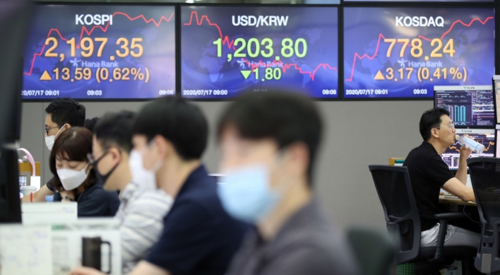 Seoul stocks open higher on improved US retail sales