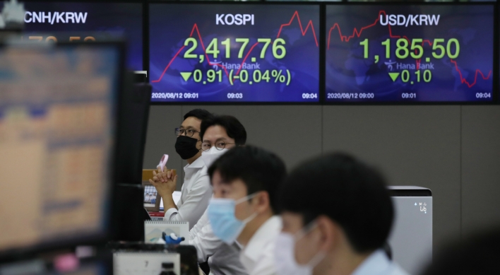 Seoul stocks open tad higher on pharmaceutical, financial gains