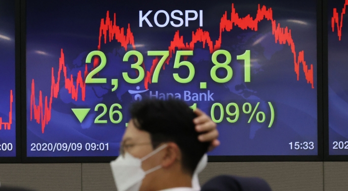 Seoul stocks dip over 1% on Wall Street-triggered sell-offs