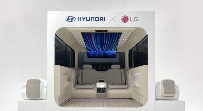 LG, Hyundai Motor co-work on homelike future car interior
