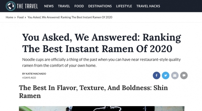 Nongshim Shin Ramyun Black named among world’s best instant noodles