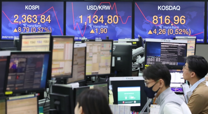 Seoul stocks open tad higher on earnings improvement hopes