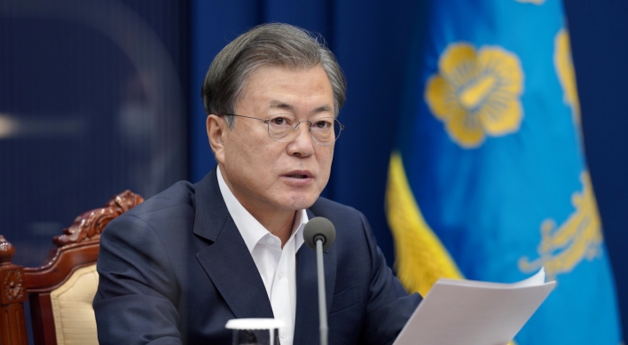 Moon says carbon neutrality is a necessity for survival
