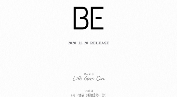 BTS shares details of upcoming album 'BE'