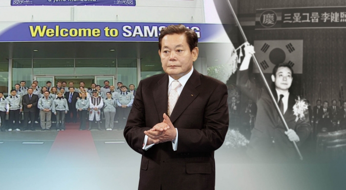 Late Samsung chief's stock value tops W20tr